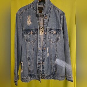Classic Blue Denim Jacket XL